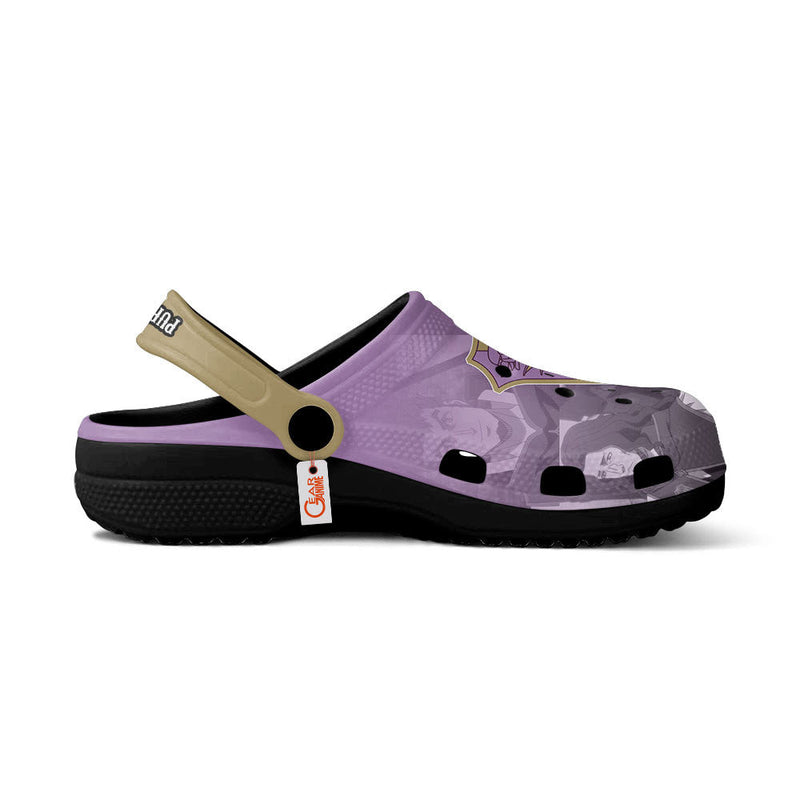 Purple Orca Clogs Shoes Personalized