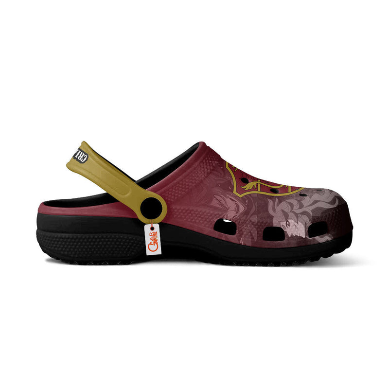 Crimson Lion Clogs Shoes Personalized