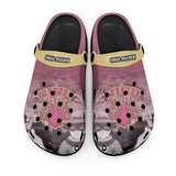 Coral Peacock Clogs Shoes Personalized