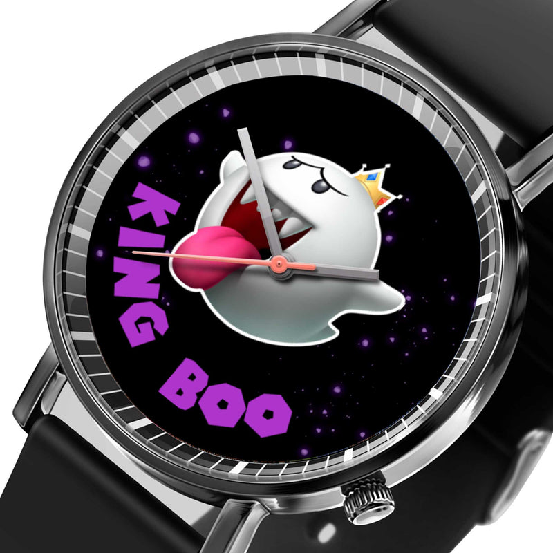 King Boo Leather Band Wrist Watch Personalized