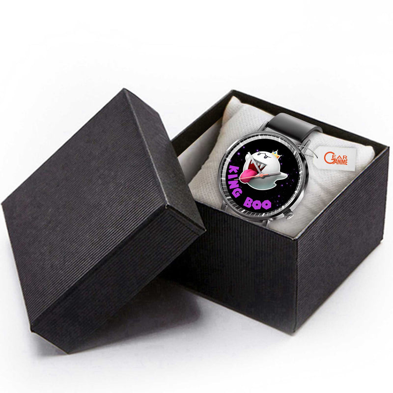 King Boo Leather Band Wrist Watch Personalized