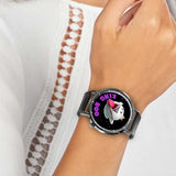 King Boo Leather Band Wrist Watch Personalized