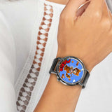 Tanooki Mario Leather Band Wrist Watch Personalized