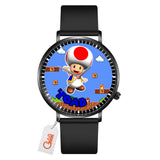 Toad Leather Band Wrist Watch Personalized