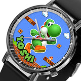 Yoshi Leather Band Wrist Watch Personalized