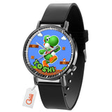 Yoshi Leather Band Wrist Watch Personalized