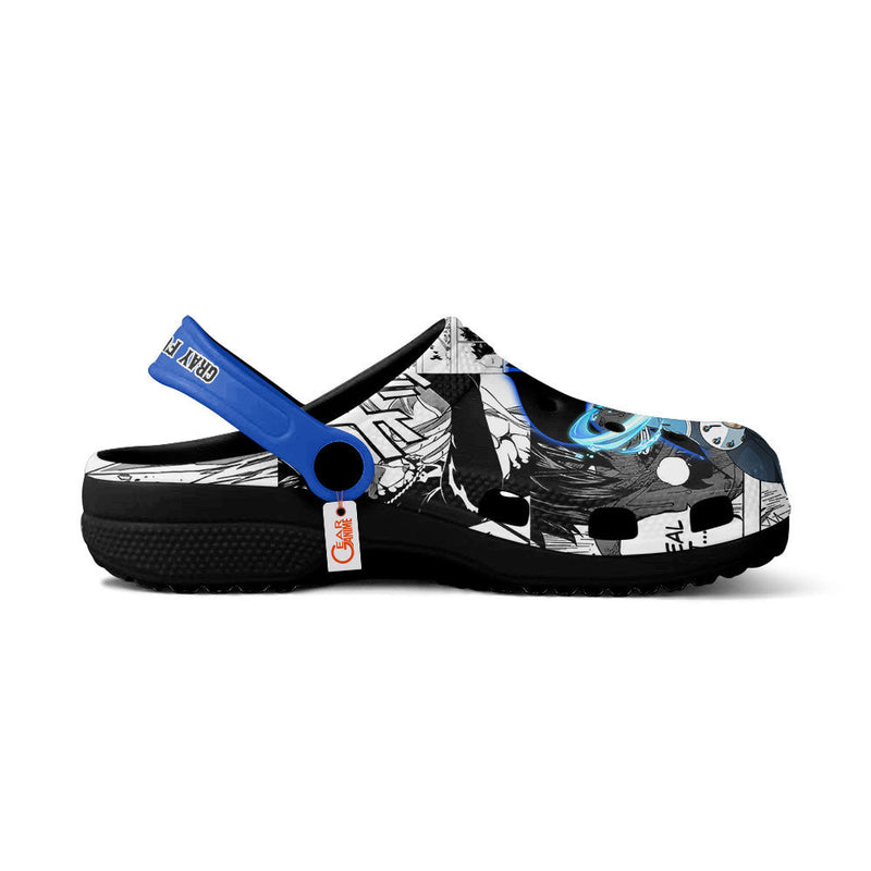 Gray Fullbuster Clogs Shoes Personalized