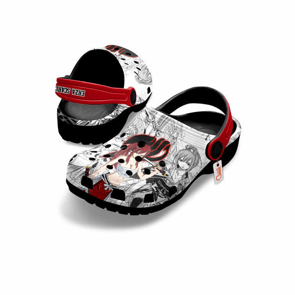 Erza Scarlet Clogs Shoes Personalized