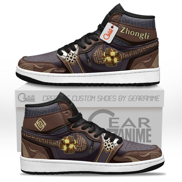 Zhongli J1-Sneakers Custom Genshin Impact Shoes