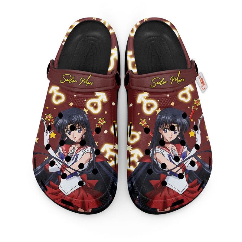 Sailor Mars Clogs Shoes Personalized