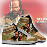 Bill Williamson Custom Shoes Red Dead J1-Sneakers