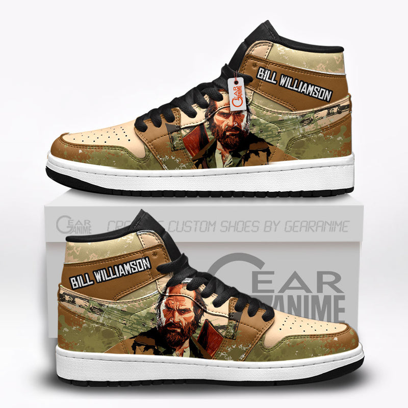 Bill Williamson Custom Shoes Red Dead J1-Sneakers