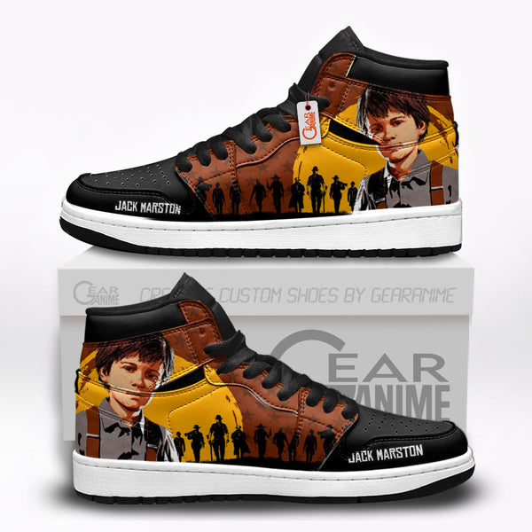 Jack Marston Custom Shoes Red Dead J1-Sneakers