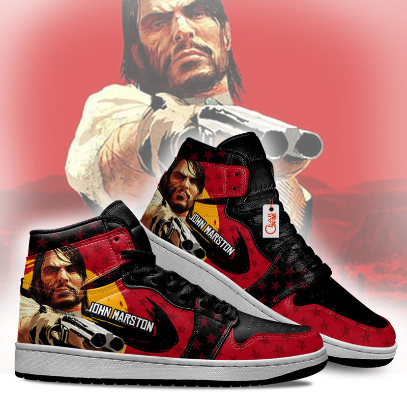 John Marston J1-Sneakers Custom Games Shoes