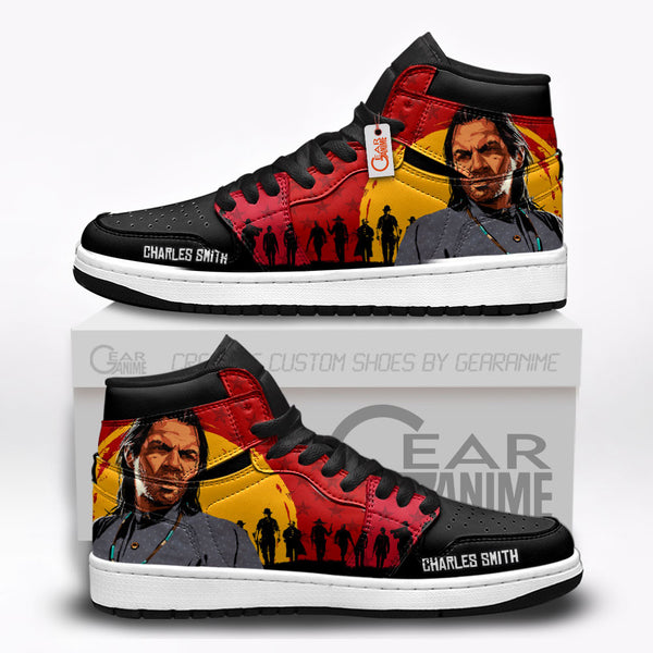 Charles Smith J1 Sneakers Custom Red Dead Redemption Shoes