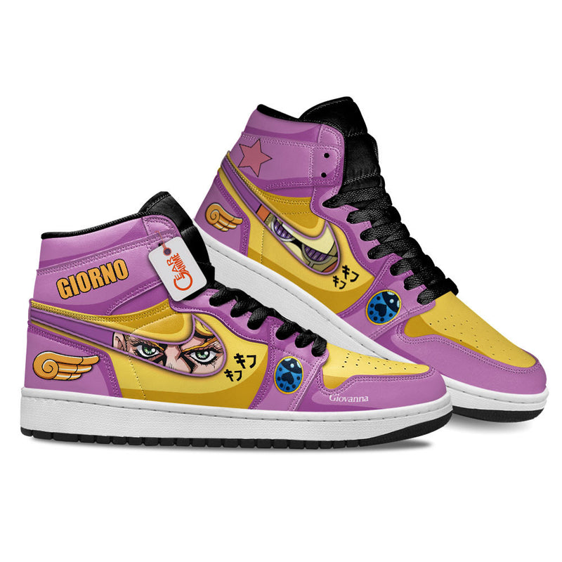 Giorno Giovanna J1-Sneakers Personalized Shoes