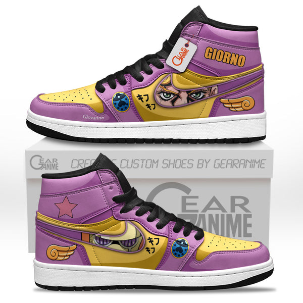 Giorno Giovanna J1-Sneakers Personalized Shoes