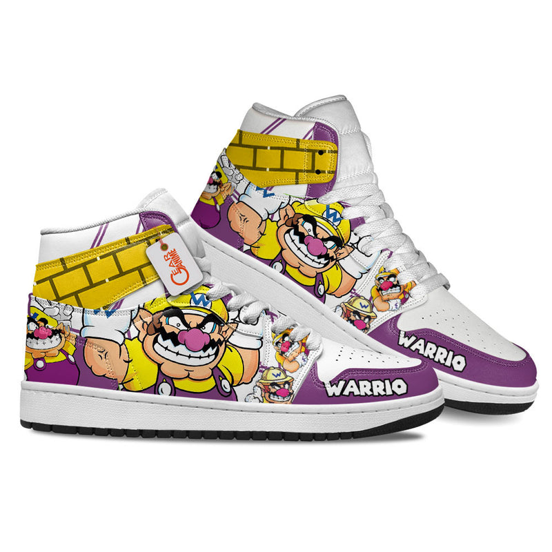 Wario J1-Sneakers Super Mario Custom Shoes