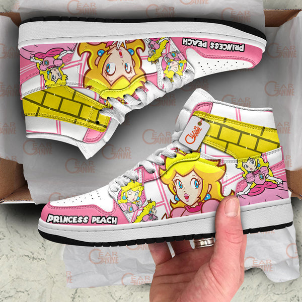 Princess Peach J1-Sneakers Super Mario Custom Shoes