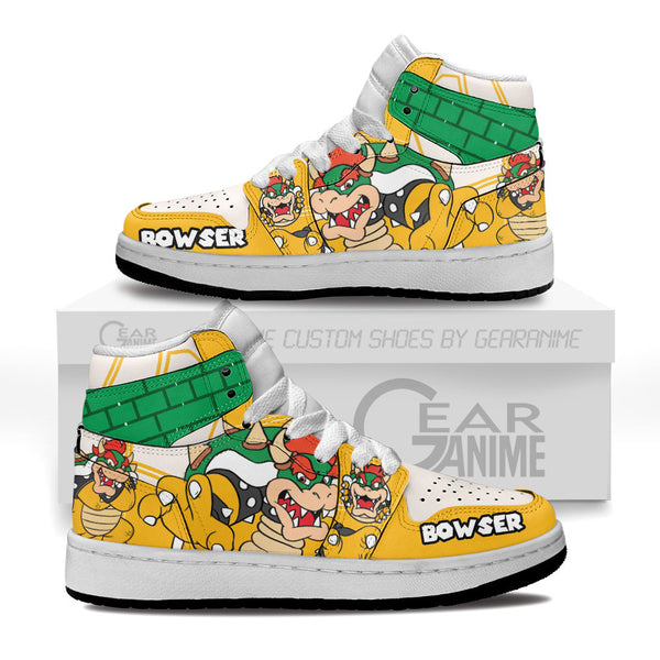 Bowser Kids Shoes Super Mario Kid Sneakers