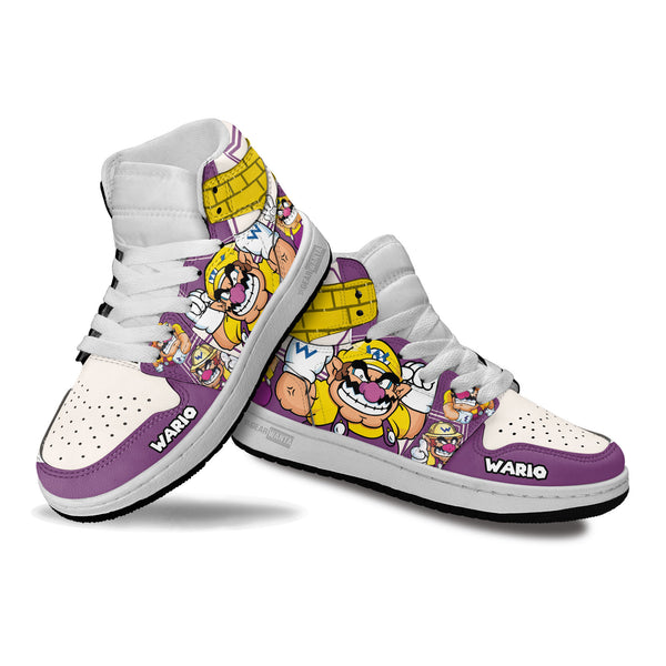 Wario Kids Shoes Super Mario Kid Sneakers