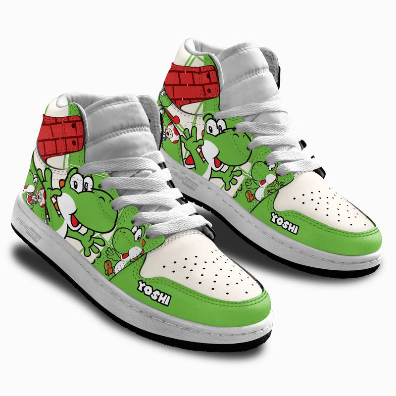 Yoshi Kids Shoes Super Mario Kid Sneakers