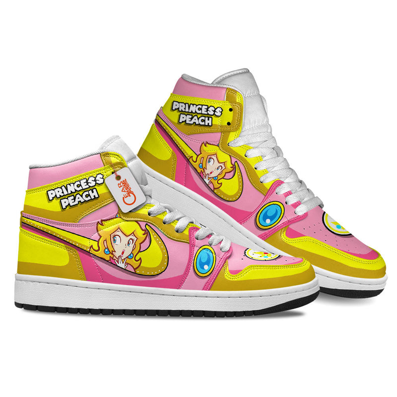 Princess Peach J1-Sneakers Custom Shoes Super Mario