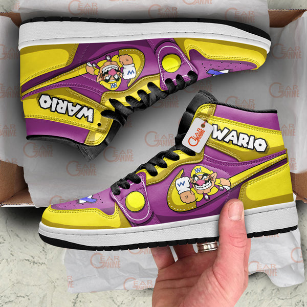 Wario J1-Sneakers Custom Shoes Super Mario