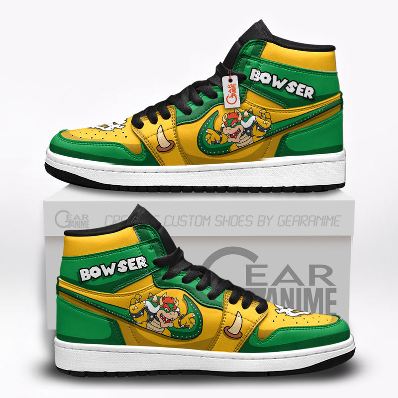 Bowser J1-Sneakers Custom Shoes Super Mario