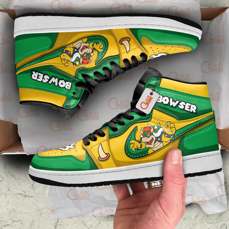 Bowser J1-Sneakers Custom Shoes Super Mario