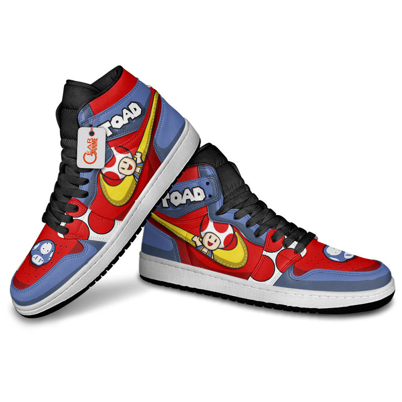 Toad J1-Sneakers Custom Shoes Super Mario