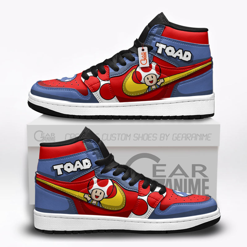 Toad J1-Sneakers Custom Shoes Super Mario