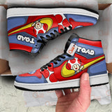 Toad J1-Sneakers Custom Shoes Super Mario