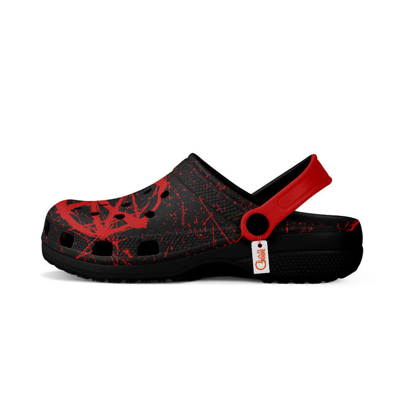 Blood Seal Symbol Clogs Shoes Personalized