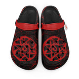 Blood Seal Symbol Clogs Shoes Personalized