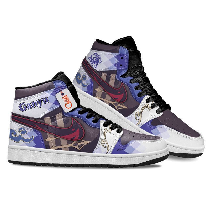 Ganyu J1-Sneakers Custom Genshin Impact Games Shoes