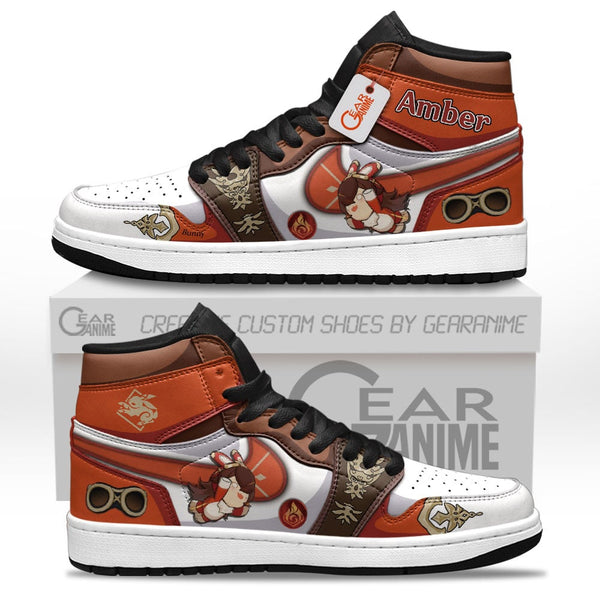 Amber Custom Genshin Impact Games Shoes J1-Sneakers