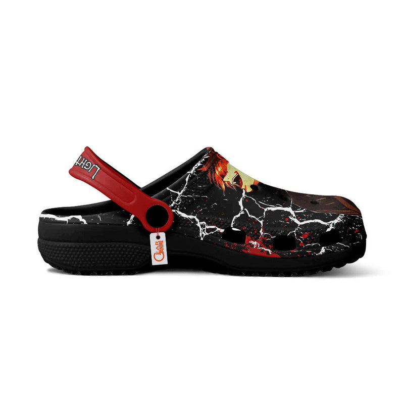 Light Yagami Clogs Shoes Personalized