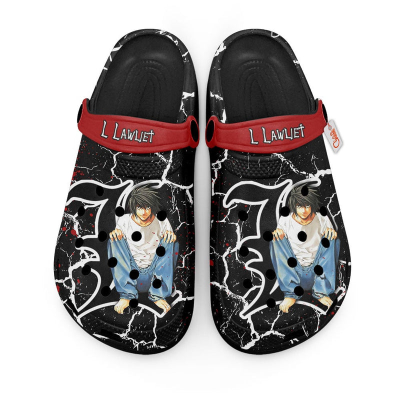 L Lawliet Clogs Shoes Personalized