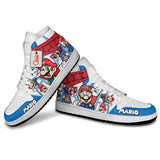 Mario J1-Sneakers Super Mario Custom Shoes