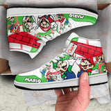 Mario and Luigi J1-Sneakers Super Mario Custom Shoes