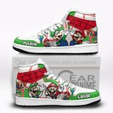 Mario and Luigi J1-Sneakers Super Mario Custom Shoes