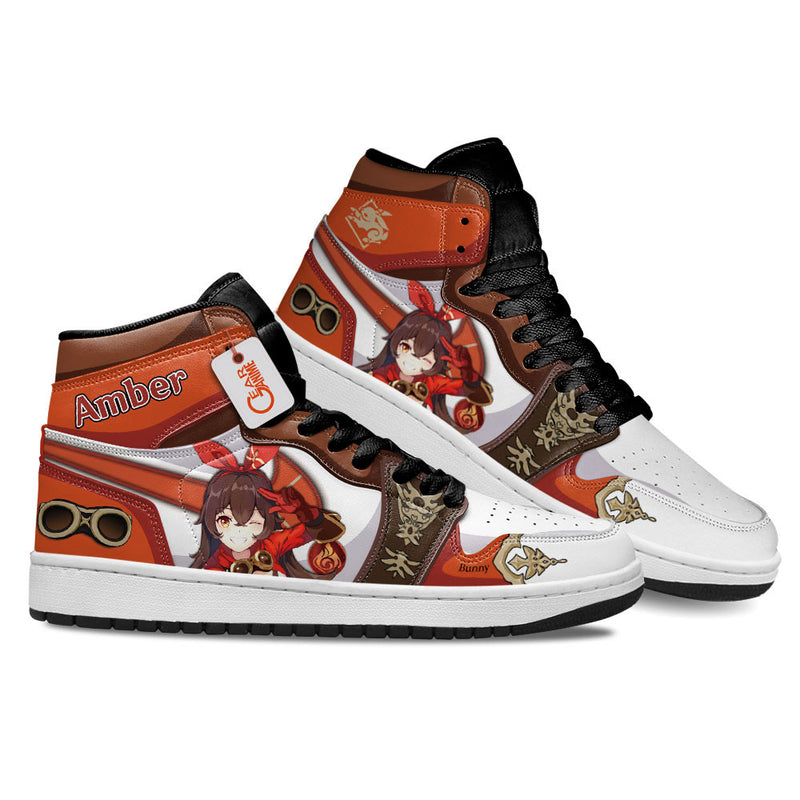 Amber J1-Sneakers Genshin Impact Custom Shoes