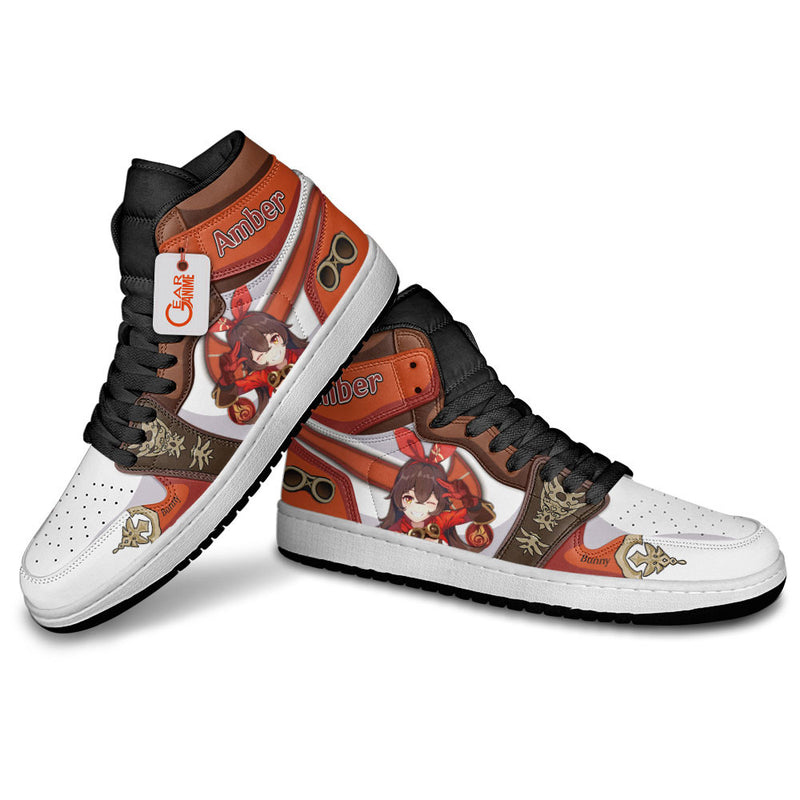 Amber J1-Sneakers Genshin Impact Custom Shoes