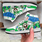 Luigi J1-Sneakers Super Mario Custom Shoes