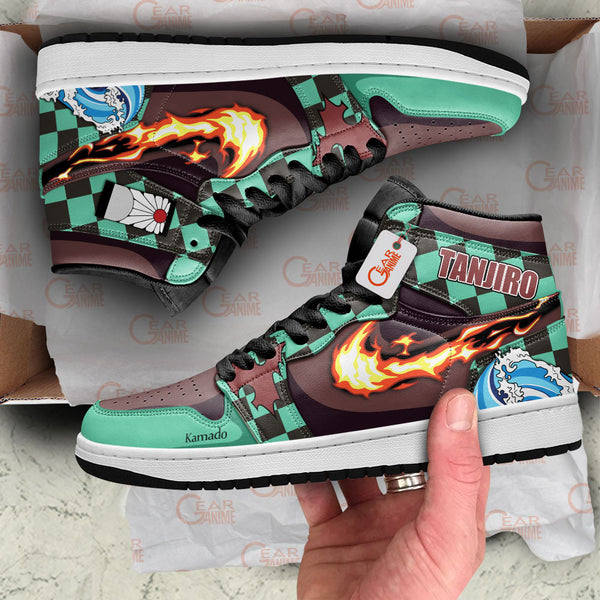 Tanjiro J1-Sneakers Fire God Personalized Name