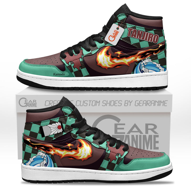 Tanjiro J1-Sneakers Fire God Personalized Name