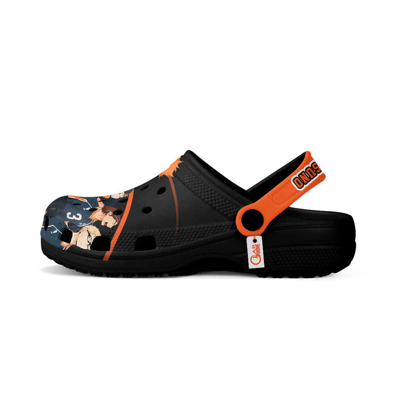 Karasuno Clogs Shoes Personalized