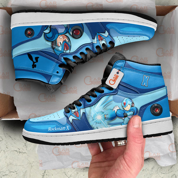 Mega Man X J1-Sneakers Custom Shoes Personalized