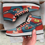 Alia J1-Sneakers Custom Mega Man Shoes Personalized